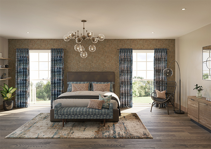 Nebula, Petrol - Made to Measure Curtains - Image 14